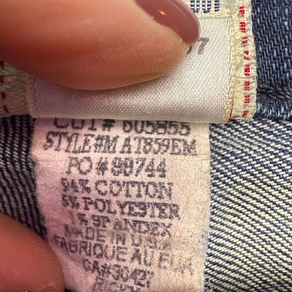 True Religion Jeans Mens 44x35 Ricky Blue Denim Made in USA Y2K *Flawed VTG - Picture 6 of 13